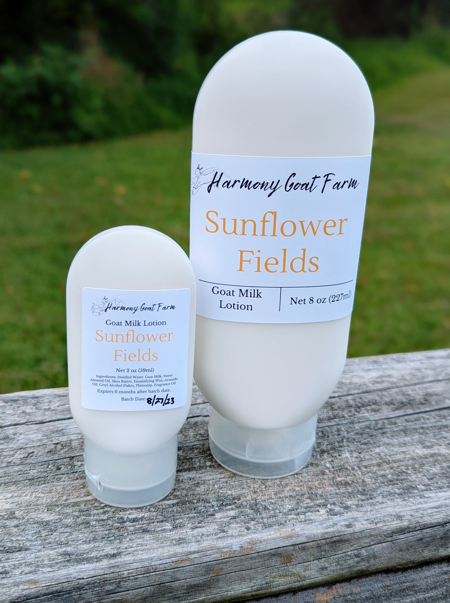 Sunflower Fields Goat Milk Lotion