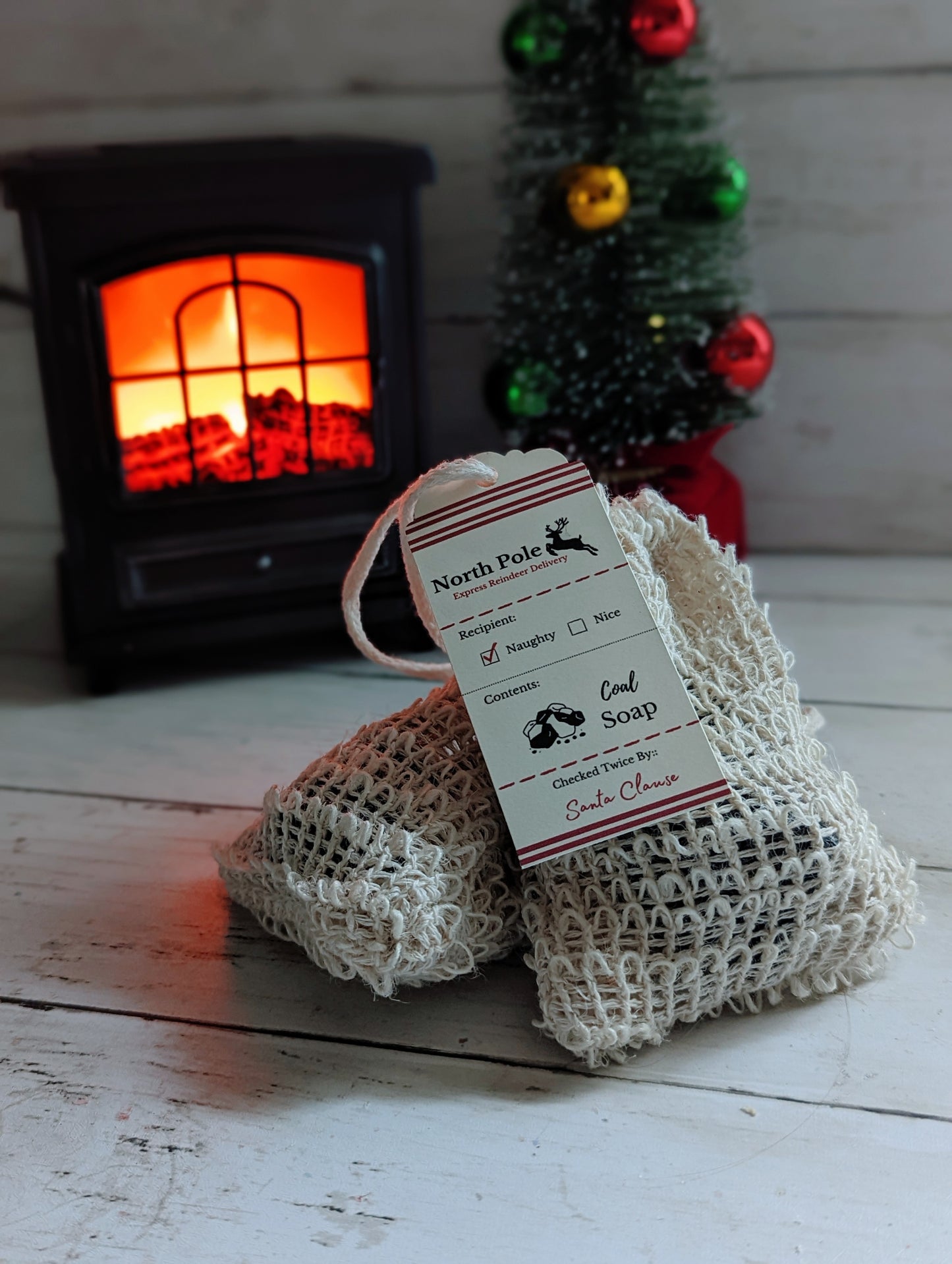 Santa's Coal Peppermint Soap Bundle