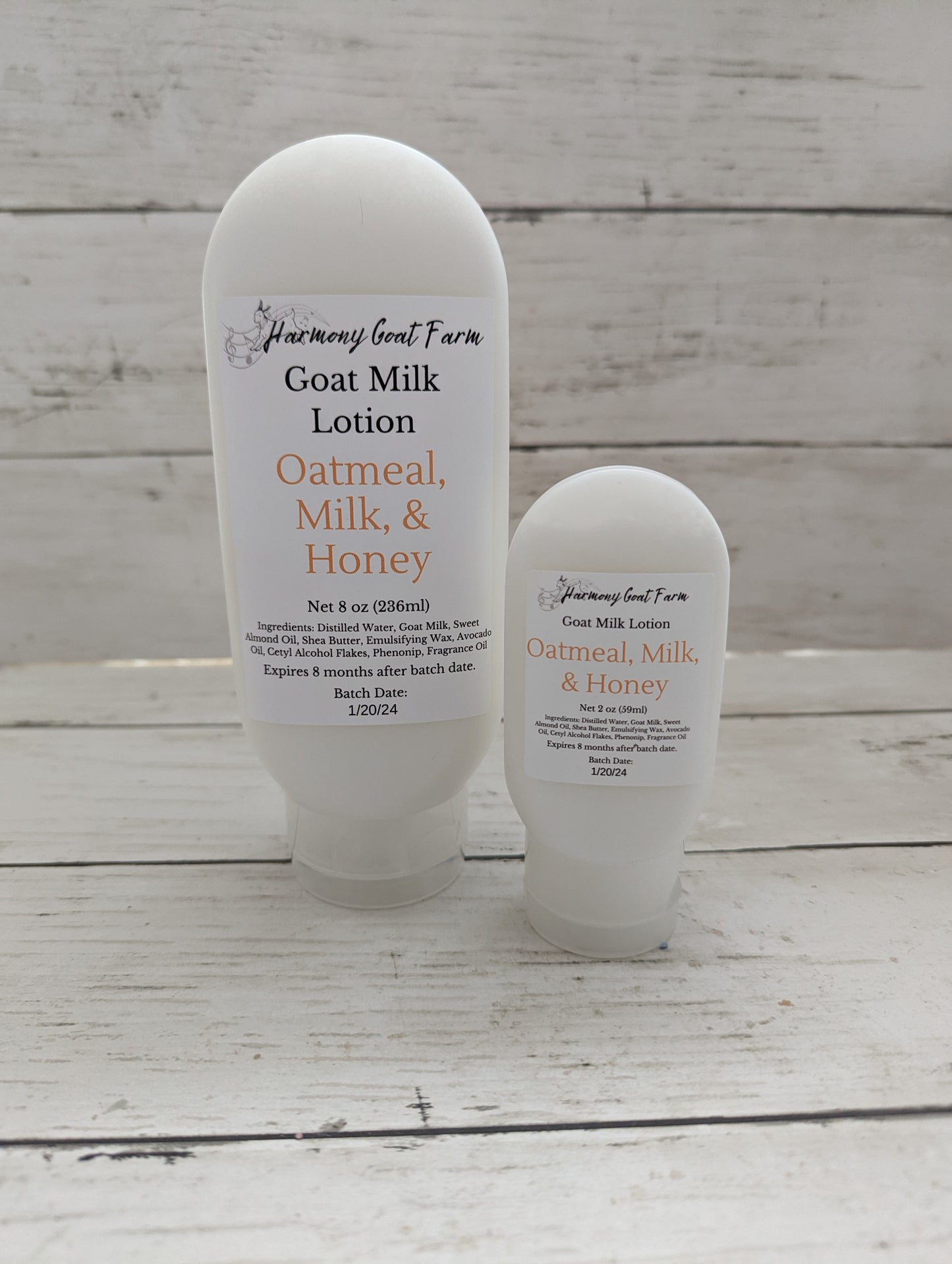 Oatmeal, Milk, and Honey Goat Milk Lotion