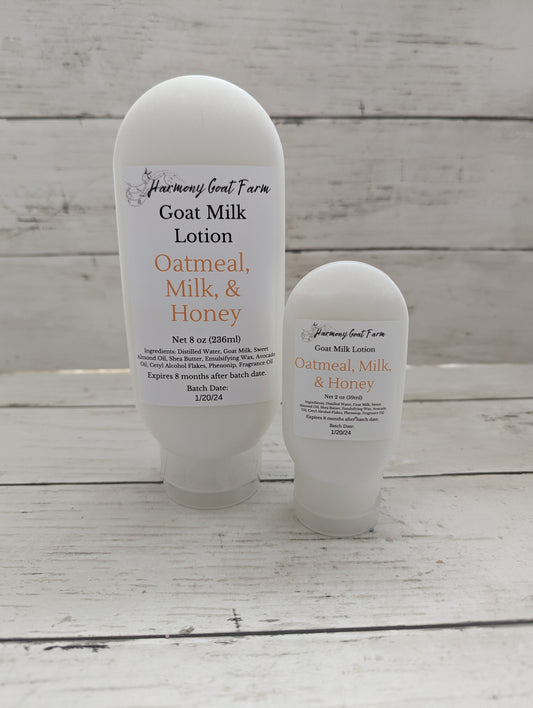 Oatmeal, Milk, and Honey Goat Milk Lotion