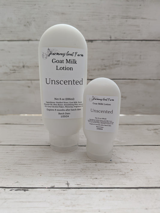 Unscented Goat Milk Lotion