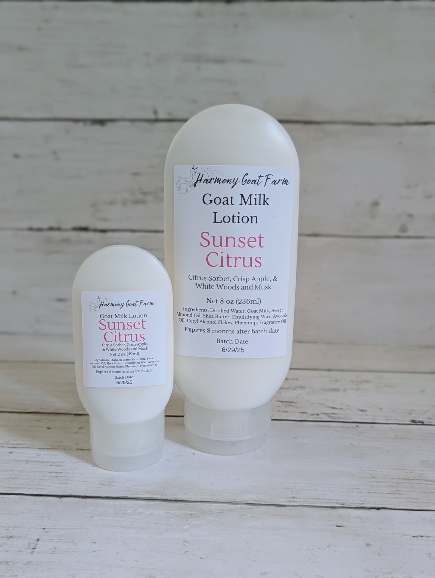Sunset Citrus Goat Milk Lotion