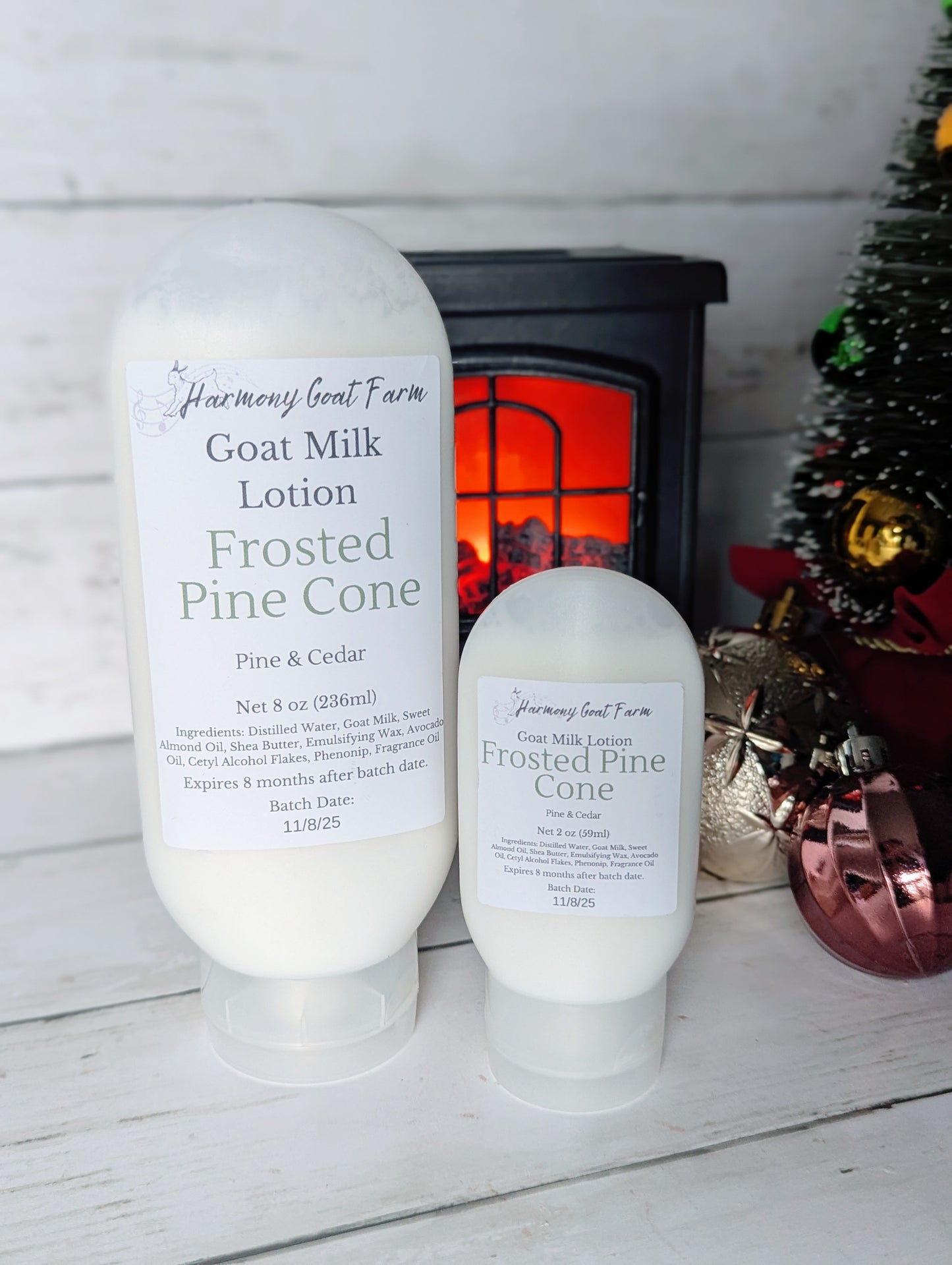 Frosted Pine Cone Goat Milk Lotion