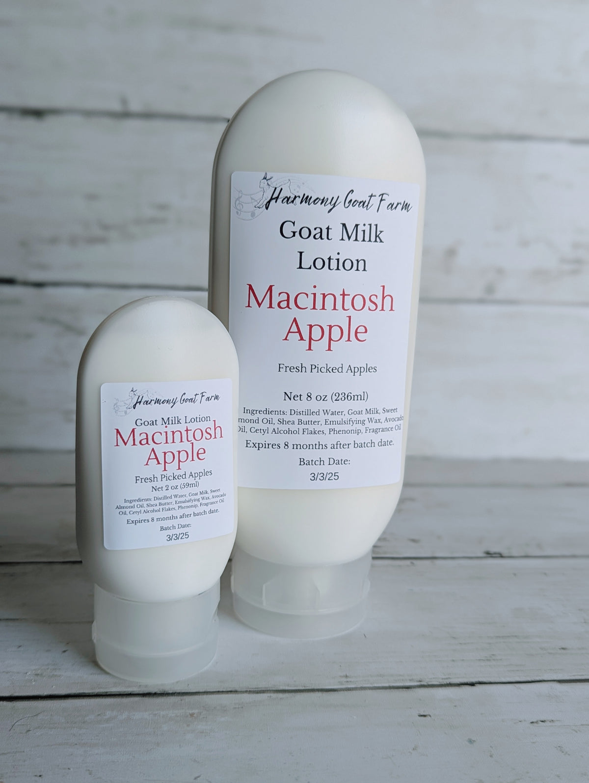Macintosh Apple Goat Milk Lotion