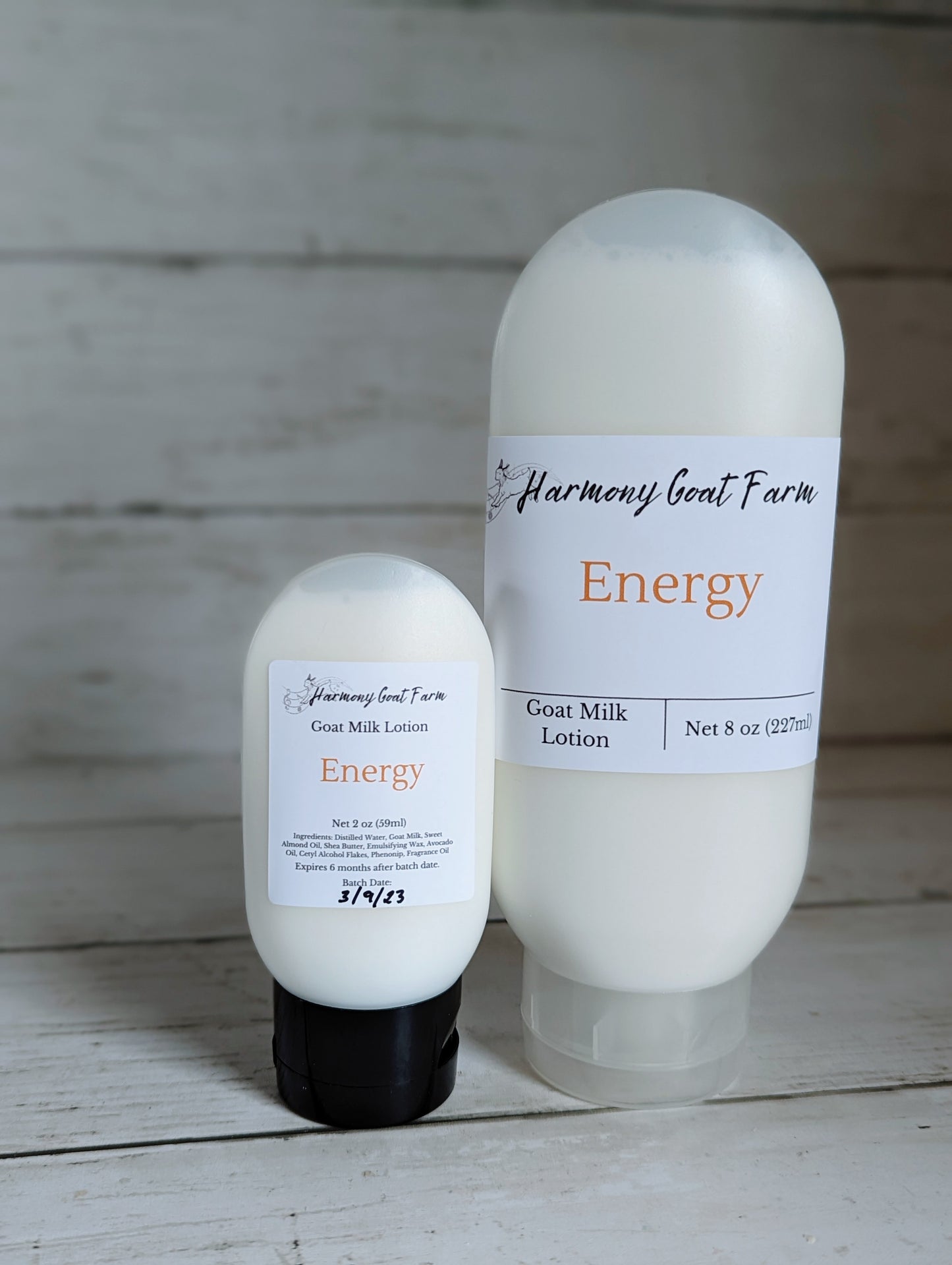 Energy Goat Milk Lotion