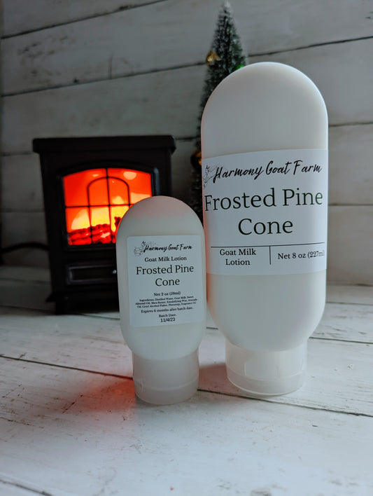 Frosted Pine Cone Goat Milk Lotion