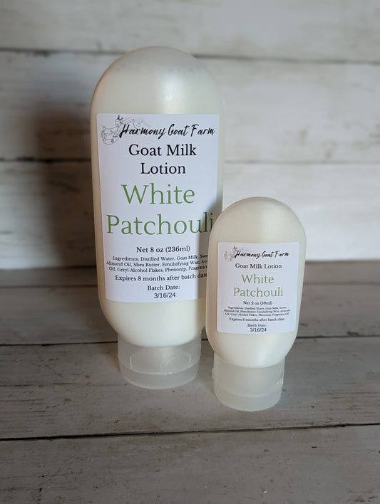 White Patchouli Goat Milk Lotion