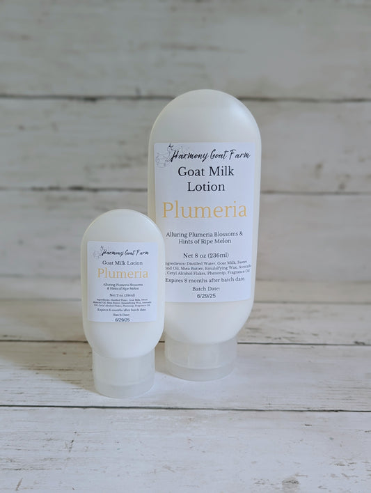 Plumeria Goat Milk Lotion