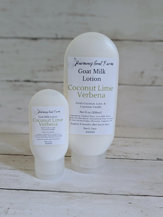 Coconut Lime Verbena Goat Milk Lotion