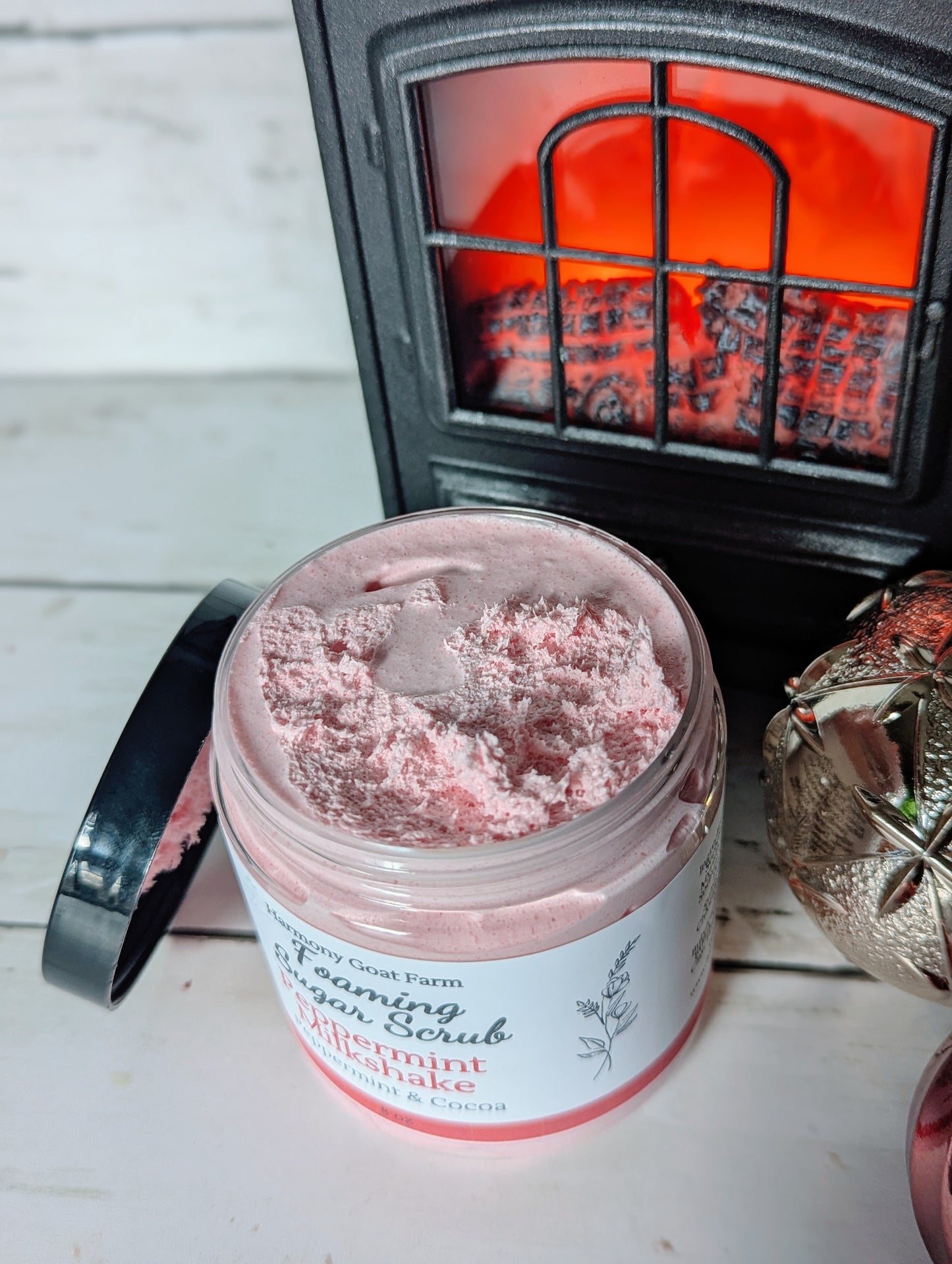 Peppermint Milkshake Foaming Sugar Scrub