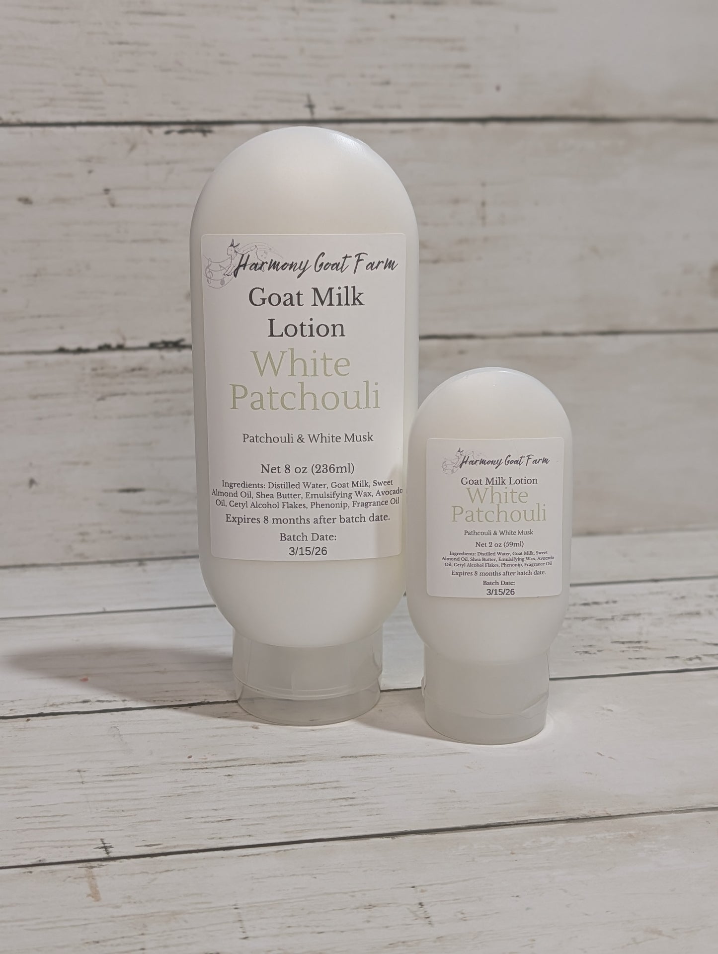 White Patchouli Goat Milk Lotion