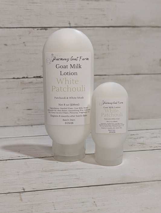 White Patchouli Goat Milk Lotion