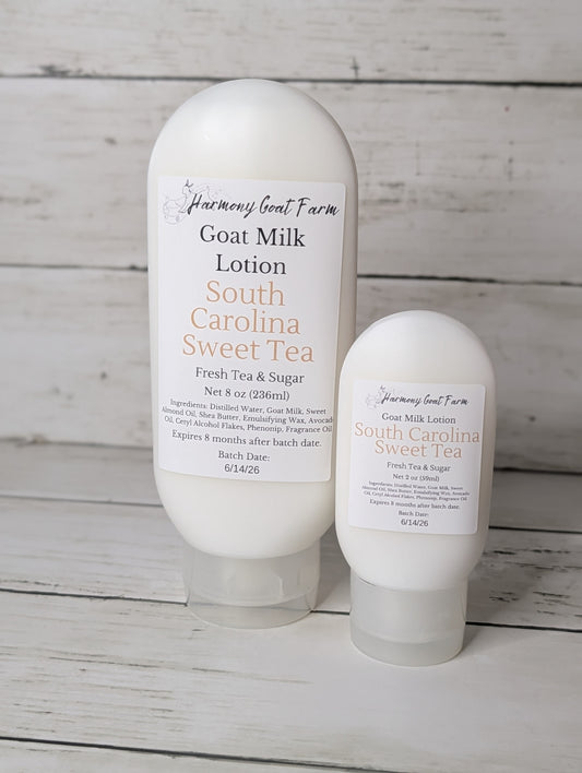South Carolina Sweet Tea Goat Milk Lotion