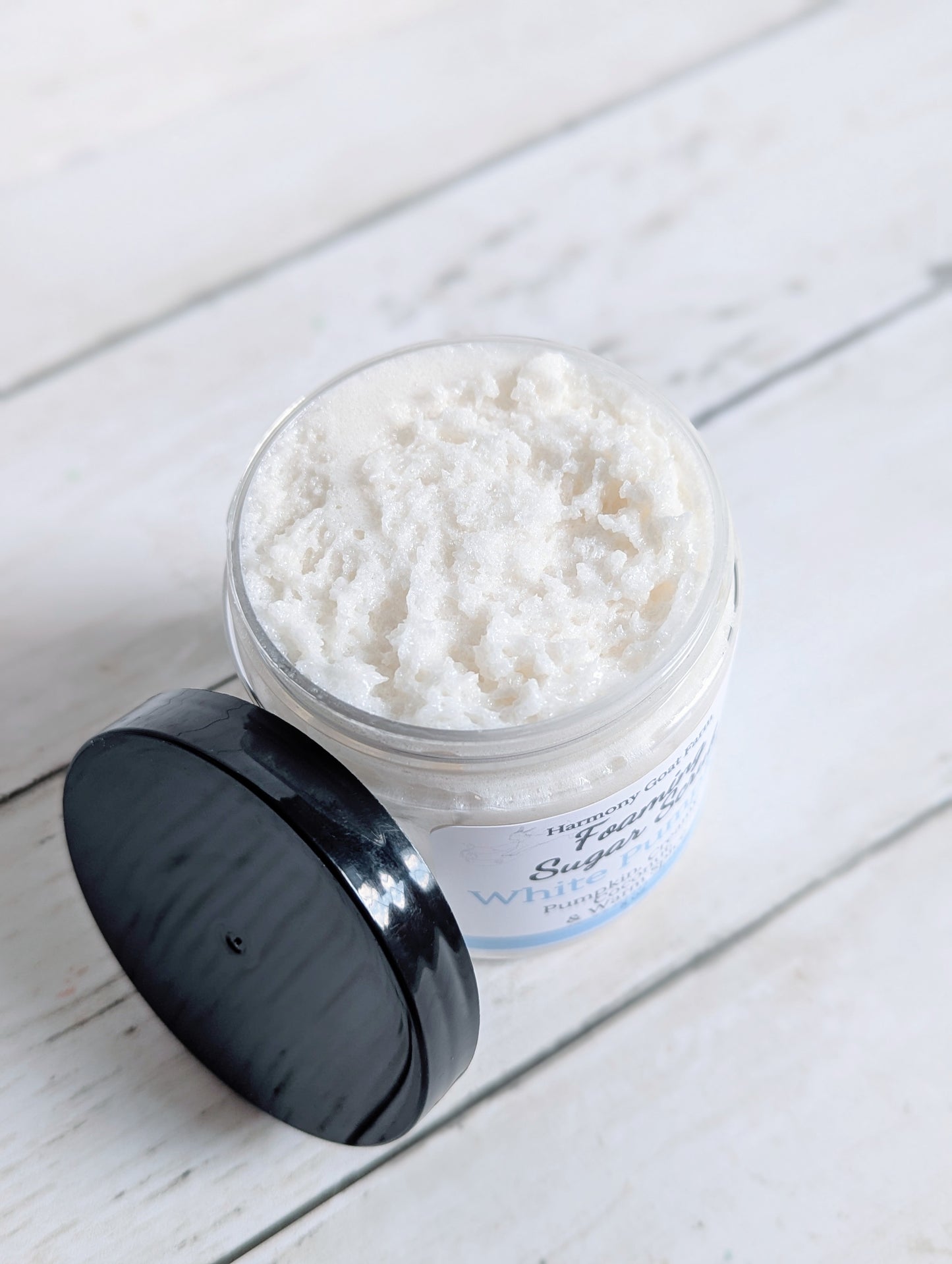 White Pumpkin Foaming Sugar Scrub