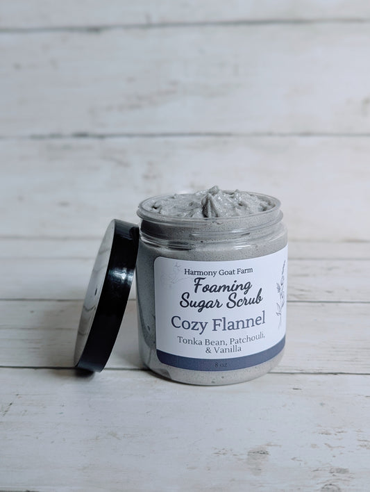 Cozy Flannel Foaming Sugar Scrub