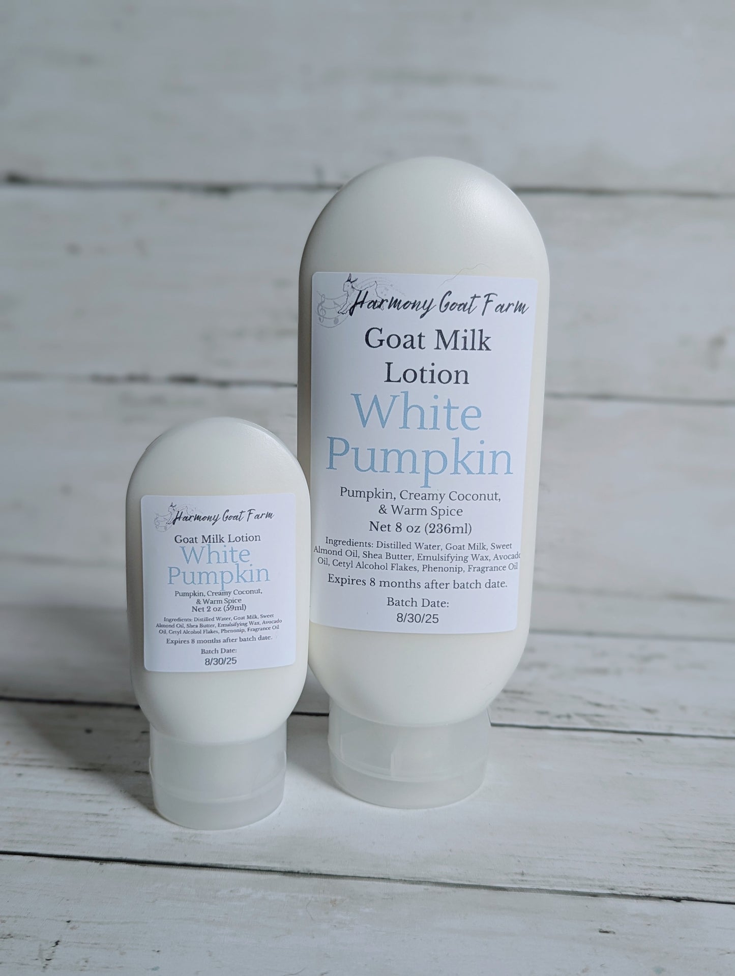 White Pumpkin Goat Milk Lotion