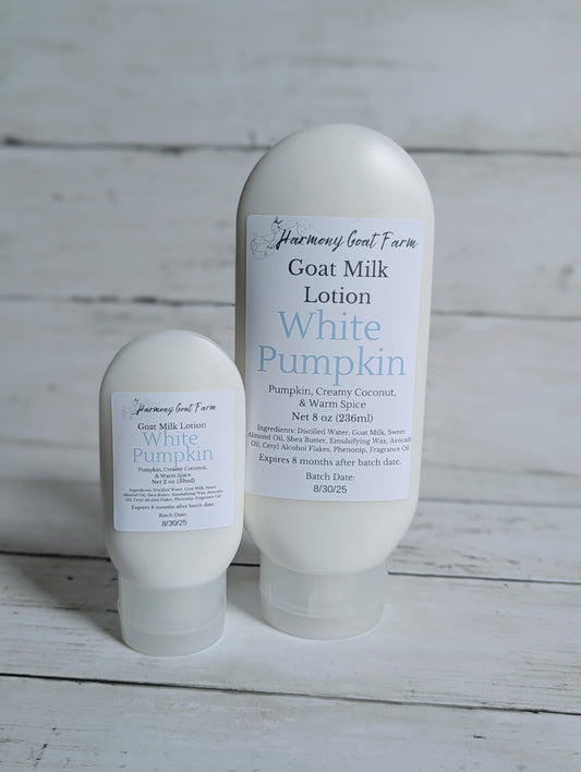 White Pumpkin Goat Milk Lotion