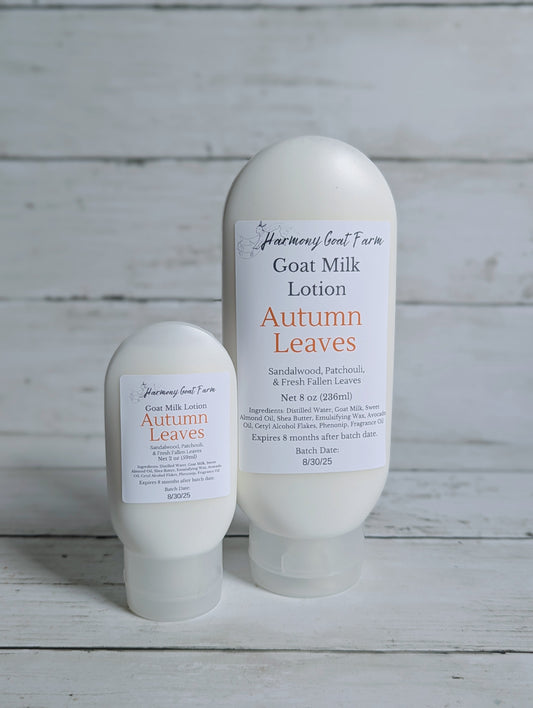 Autumn Leaves Goat Milk Lotion