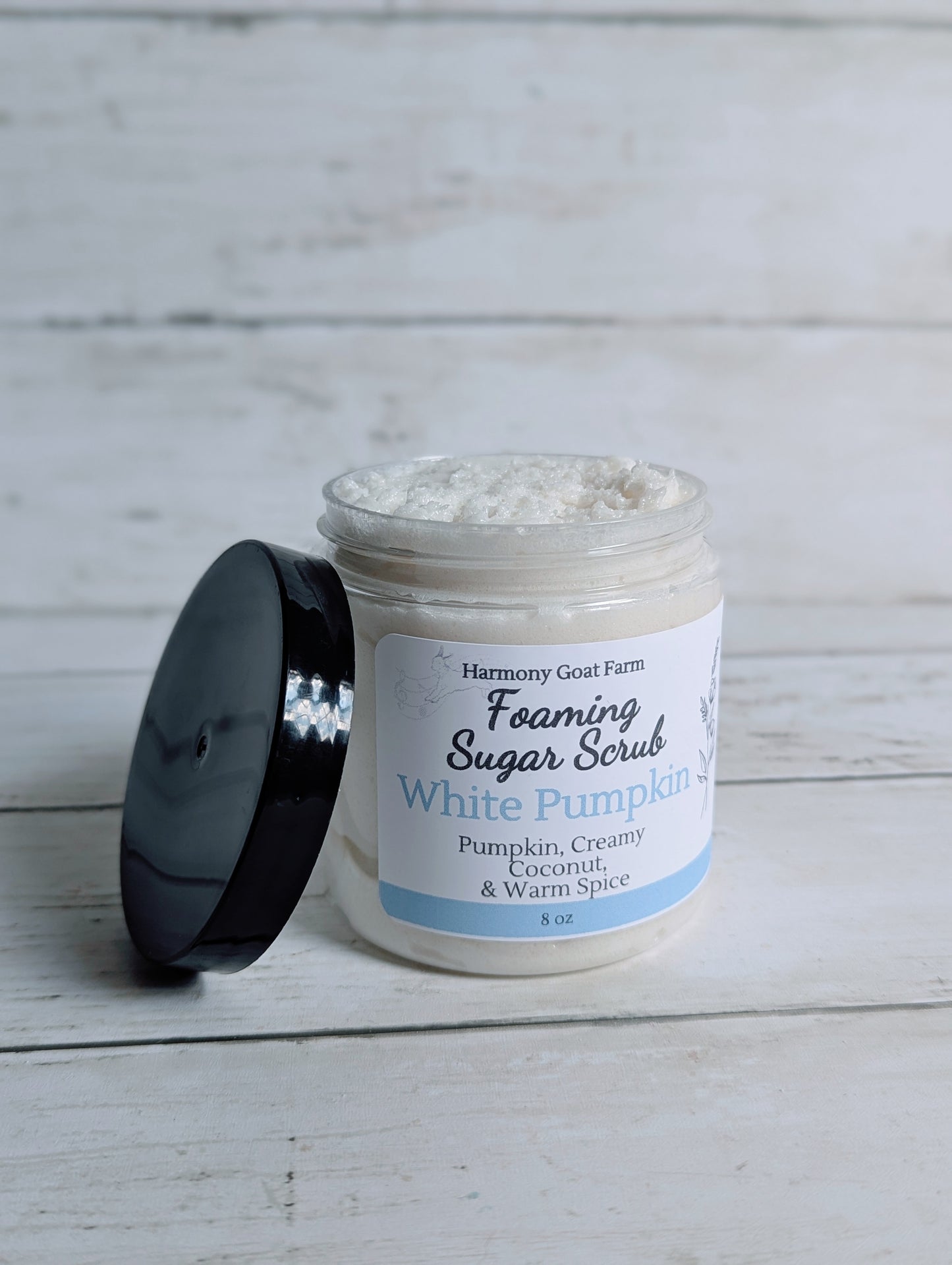 White Pumpkin Foaming Sugar Scrub